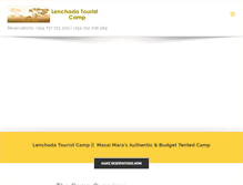 Tablet Screenshot of lenchadatouristcamp.com